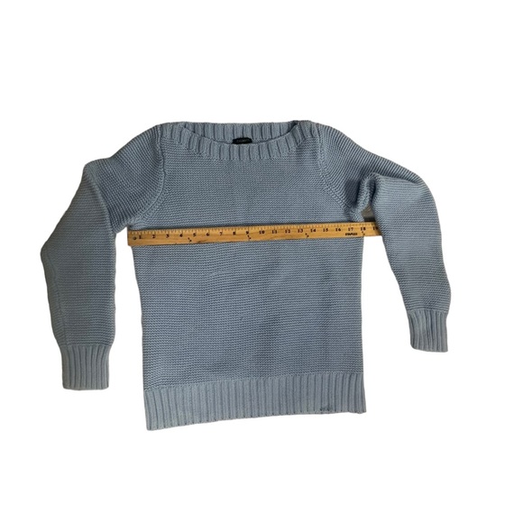 Talbots baby Blue/Powder Blue Knit Sweater. Sz M - Picture 11 of 13